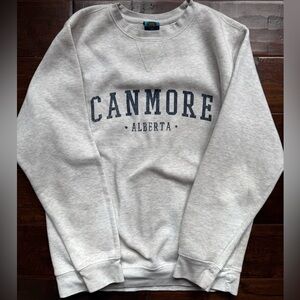 Grey Canmore Alberta Sweater